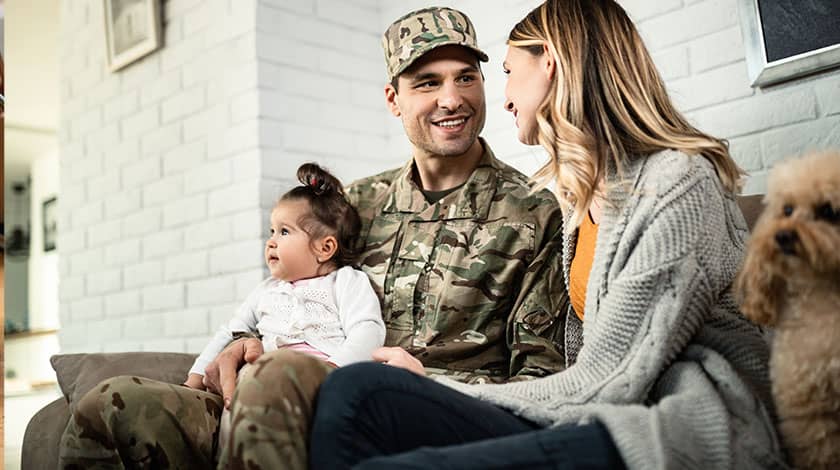 Picture of a Military Family
