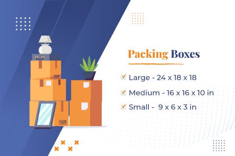 Packing Box Sizes Used by Movers and Packers